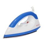Royal Deluxe Dry Iron (Model YPF-2003A) featuring a blue and white plastic body.